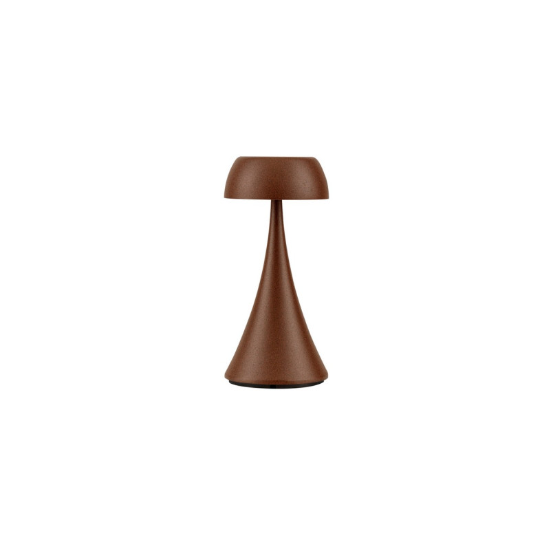 Lampa zewnętrzna Cypro LED rdzawa - bezprzewodowa, ściemniacz USB
