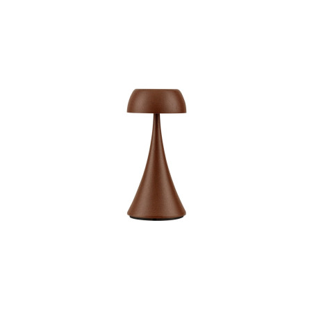 Lampa zewnętrzna Cypro LED rdzawa - bezprzewodowa, ściemniacz USB