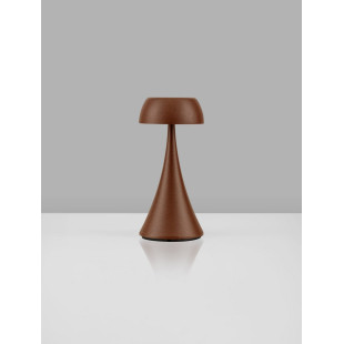 Lampa zewnętrzna Cypro LED rdzawa - bezprzewodowa, ściemniacz USB