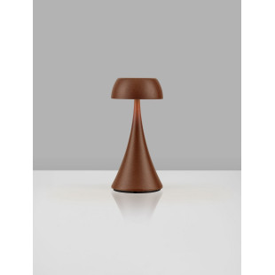 Lampa zewnętrzna Cypro LED rdzawa - bezprzewodowa, ściemniacz USB