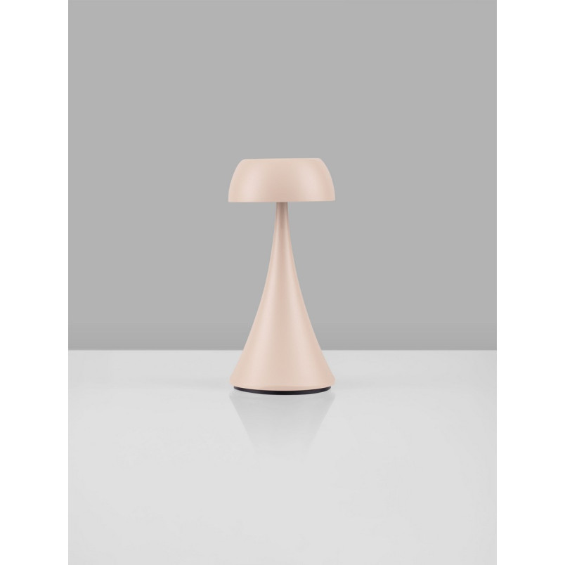 Lampa zewnętrzna USB Cypro LED kremowa - Decolab24