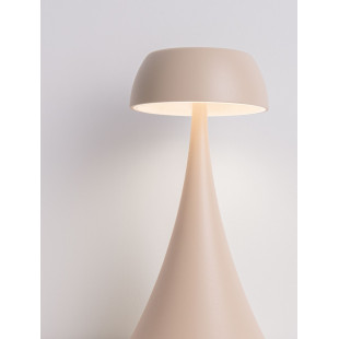 Lampa zewnętrzna USB Cypro LED kremowa - Decolab24