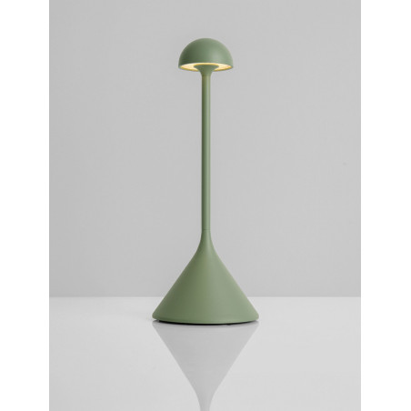 Lampa zewnętrzna USB Daltap LED - Zielona, Przenośna, Ściemniacz