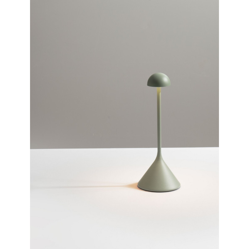 Lampa zewnętrzna USB Daltap LED - Zielona, Przenośna, Ściemniacz