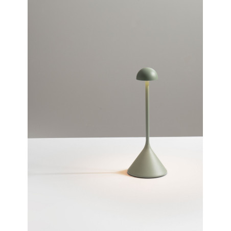 Lampa zewnętrzna USB Daltap LED - Zielona, Przenośna, Ściemniacz