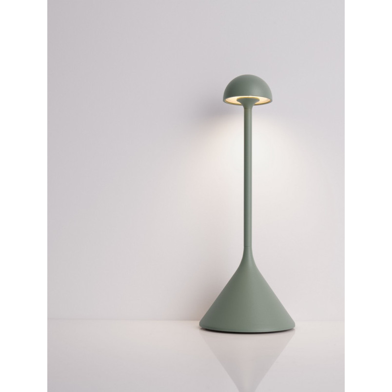 Lampa zewnętrzna USB Daltap LED - Zielona, Przenośna, Ściemniacz