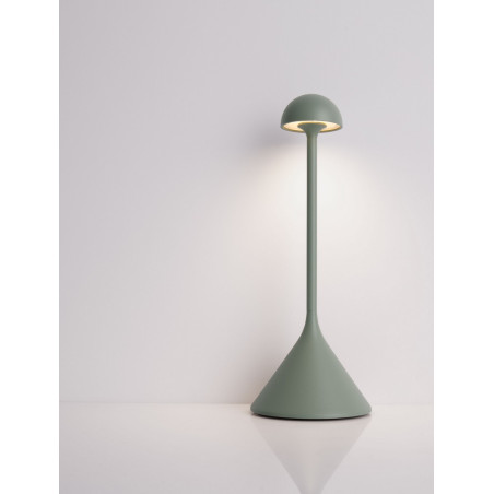 Lampa zewnętrzna USB Daltap LED - Zielona, Przenośna, Ściemniacz