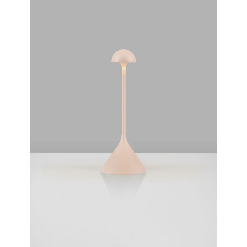 Lampa zewnętrzna LED Daltap - przenośna, USB, kremowa