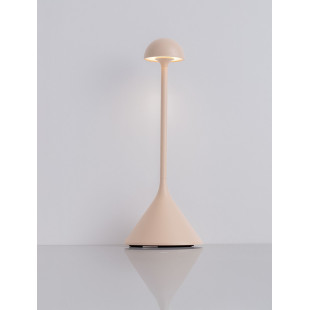 Lampa zewnętrzna LED Daltap - przenośna, USB, kremowa