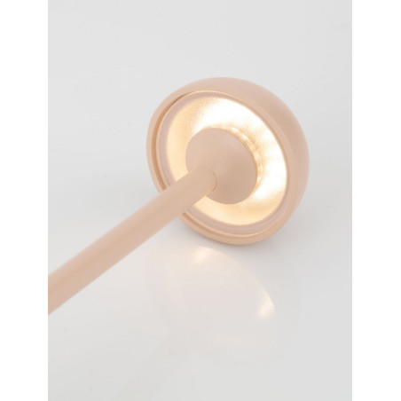 Lampa zewnętrzna LED Daltap - przenośna, USB, kremowa