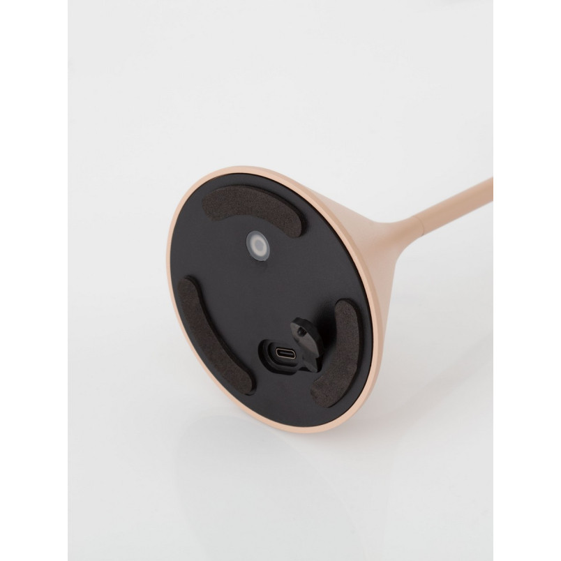 Lampa zewnętrzna LED Daltap - przenośna, USB, kremowa