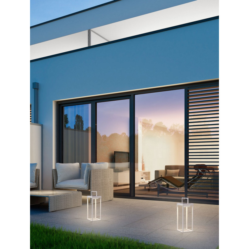 Lampa solarna zewnętrzna Tolasip LED - Biała | Decolab24