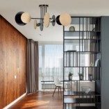 Lampa Zita IV Emibig | Drewniana, Sufitowa, 86cm - Kup Teraz!