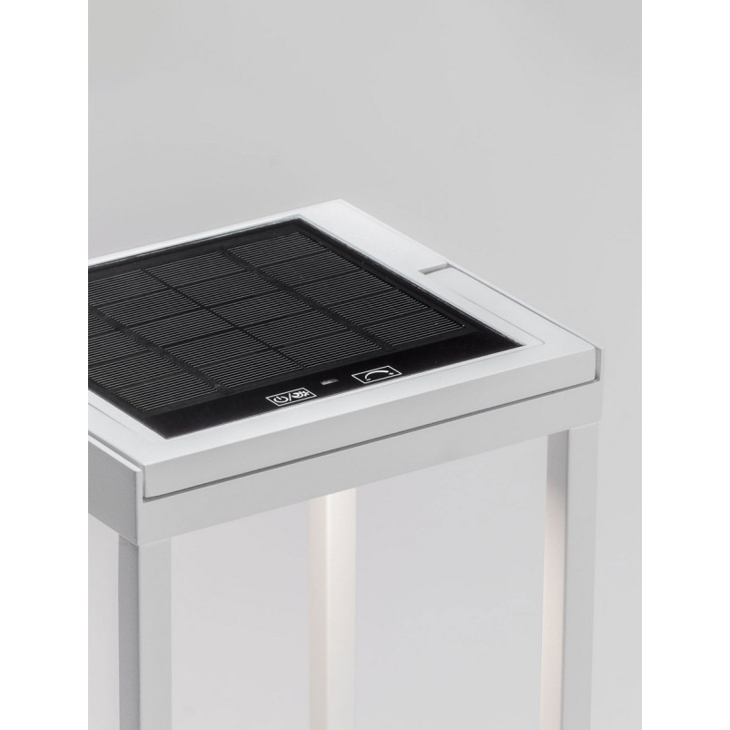 Lampa solarna zewnętrzna Tolasip LED - Biała | Decolab24