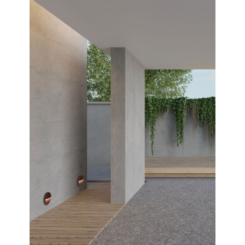 Kinkiet elewacyjny Dorix LED - rdzawy (kort) - Decolab24
