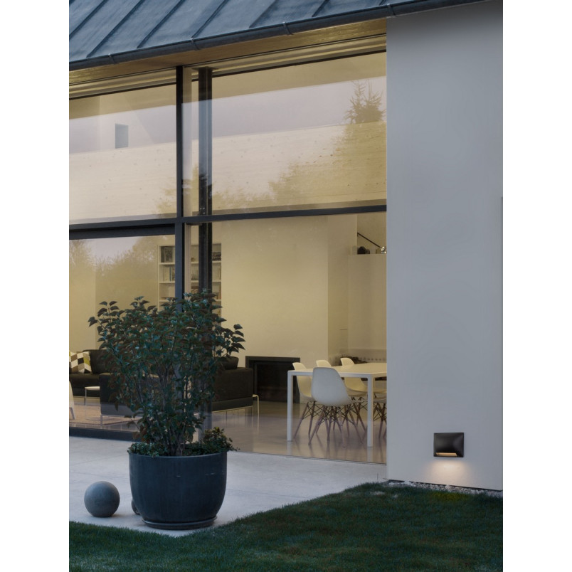 Lampa elewacyjna Bisup LED - czarna | Decolab24