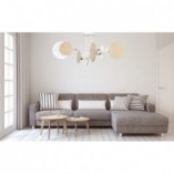 Lampa Zita IV - Skandynawska lampa sufitowa drewniana | Emibig