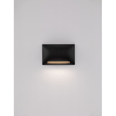Lampa elewacyjna Bisup LED - czarna | Decolab24