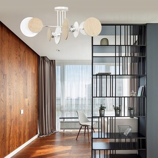 Lampa Zita IV - Skandynawska lampa sufitowa drewniana | Emibig