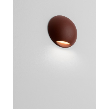 Lampa spot Soppa LED - oświetlenie schodów, rdzawy (kortem) | Decolab24