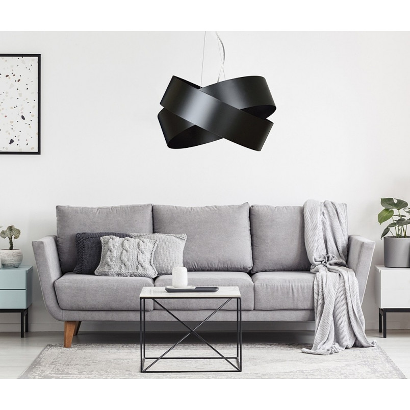Lampa wisząca Vieno czarna Emibig | Nowoczesne oświetlenie