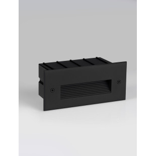 Lampa schodowa Kalipop LED - czarna, podtynkowa | Decolab24