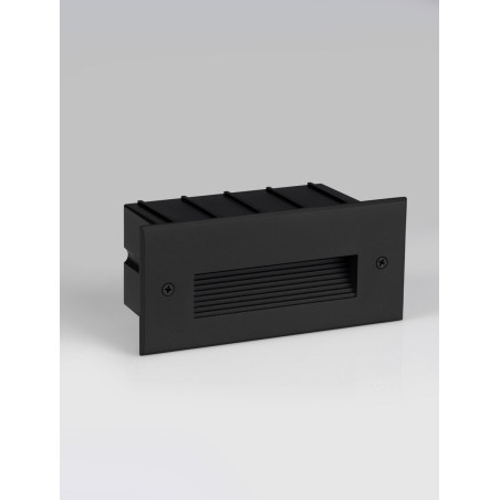 Lampa schodowa Kalipop LED - czarna, podtynkowa | Decolab24