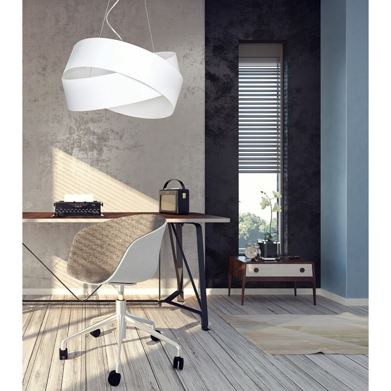 Lampa wisząca Vieno biała Emibig | Nowoczesny design
