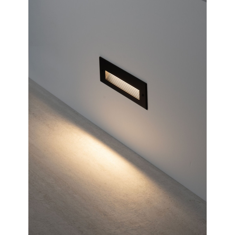 Lampa schodowa Kalipop LED - Decolab24 | Czarna, podtynkowa