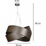 Lampa wisząca Vieno biała Emibig | Nowoczesny design