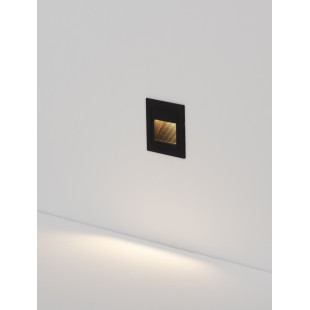 Lampa podtynkowa LED Mipon - czarna, 3000K | Decolab24
