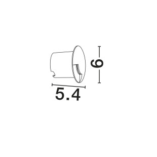 Lampa zewnętrzna Sirep LED - oświetlenie podtynkowe | Decolab24