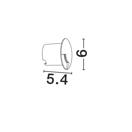 Lampa zewnętrzna Sirep LED - oświetlenie podtynkowe | Decolab24