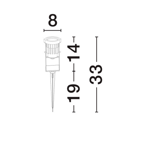 Reflektor ogrodowy LED Kipqua 13W - ciepłe światło, trwałość