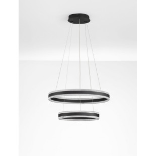 Lampa wisząca LED 2 okręgi Raloa - Nowoczesny design | Decolab24