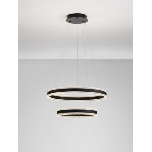 Lampa wisząca LED 2 okręgi Raloa - Nowoczesny design | Decolab24