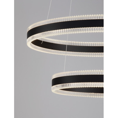 Lampa wisząca LED 2 okręgi Raloa - Nowoczesny design | Decolab24