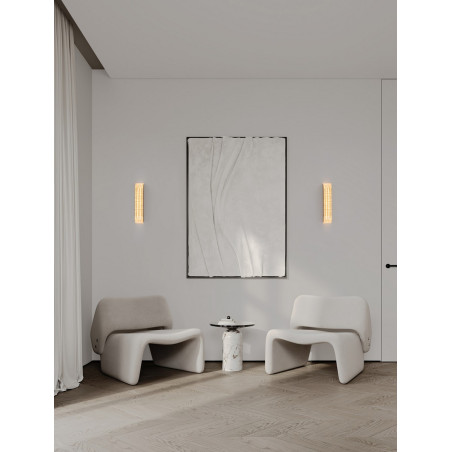 Kinkiet glamour Karina LED | Złoty, 37cm | Decolab24