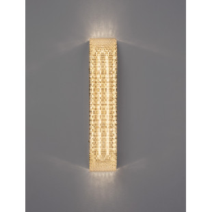 Kinkiet glamour Karina LED | Złoty, 37cm | Decolab24
