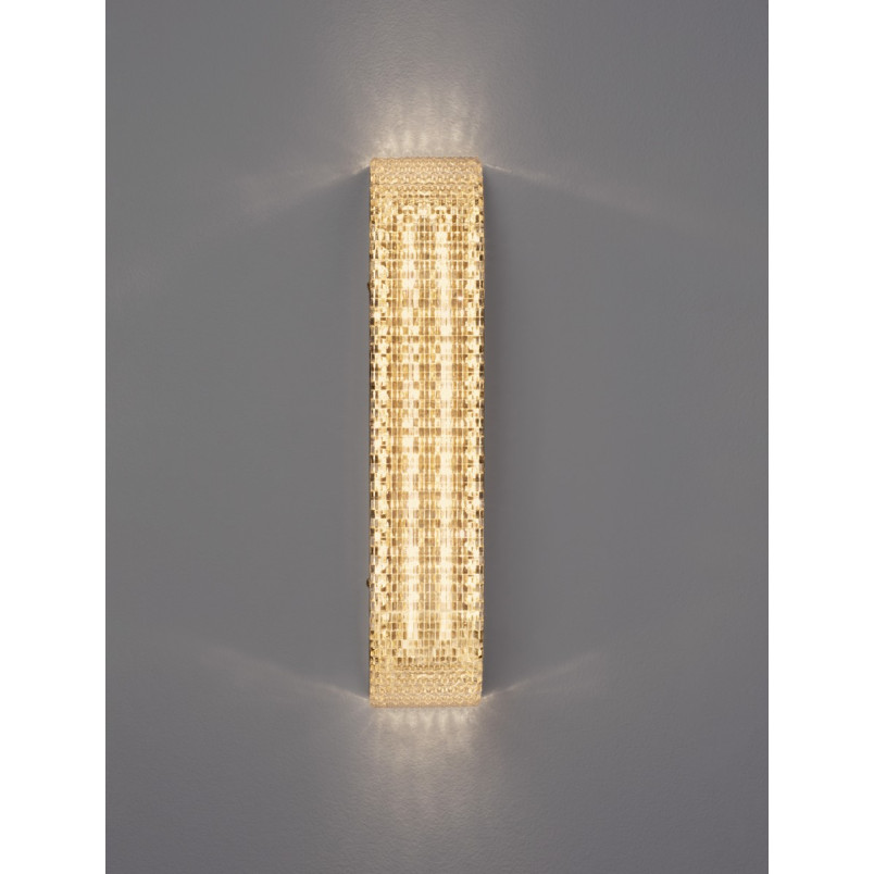 Kinkiet glamour Karina LED | Złoty, 37cm | Decolab24