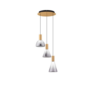 Lampa Wisząca Szklana Viox III LED - Elegancki Design | Decolab24