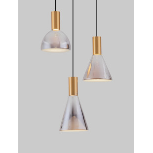 Lampa Wisząca Szklana Viox III LED - Elegancki Design | Decolab24