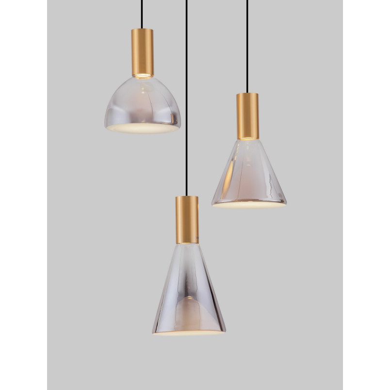 Lampa Wisząca Szklana Viox III LED - Elegancki Design | Decolab24
