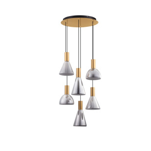 Lampa Viox VI LED - Szklana, Modern, 52cm - Decolab24