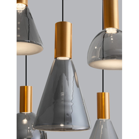 Lampa Viox VI LED - Szklana, Modern, 52cm - Decolab24