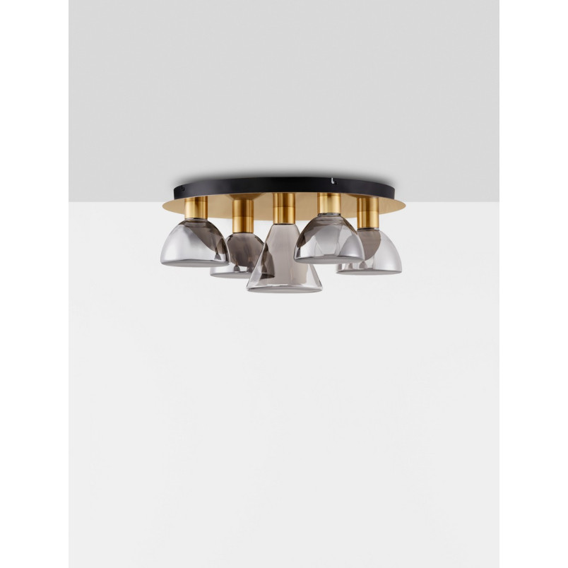 Plafon szklany Viox V LED - Elegancki design | Decolab24