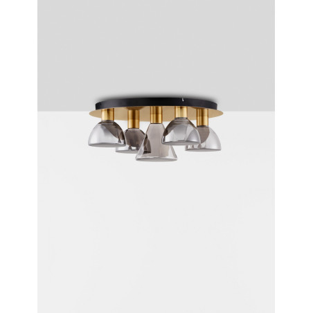 Plafon szklany Viox V LED - Elegancki design | Decolab24