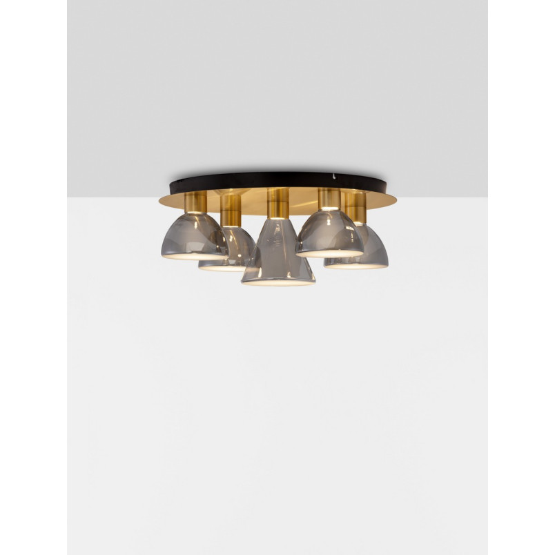 Plafon szklany Viox V LED - Elegancki design | Decolab24