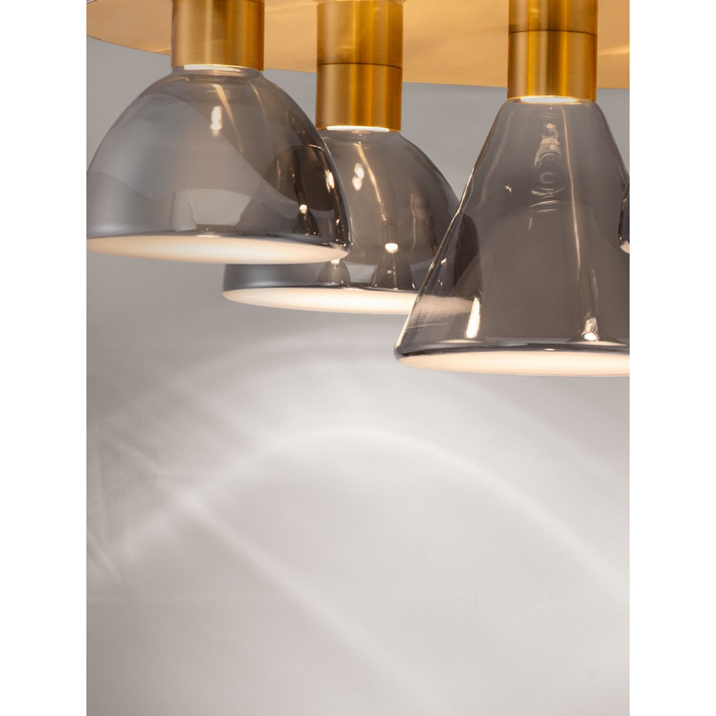 Plafon szklany Viox V LED - Elegancki design | Decolab24