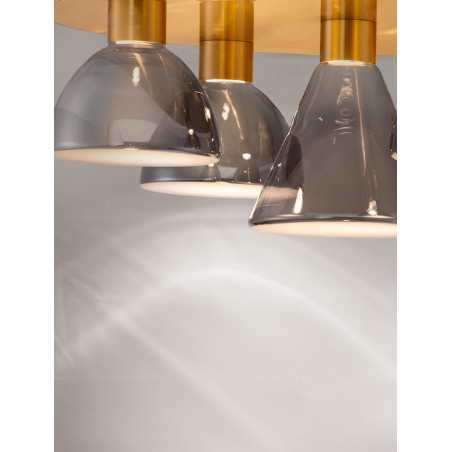 Plafon szklany Viox V LED - Elegancki design | Decolab24